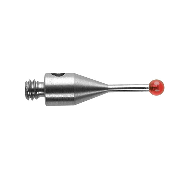 M2 Ø1.5 mm ruby ball, stainless steel stem, L 10 mm, EWL 4.5 mm A-5000-7802