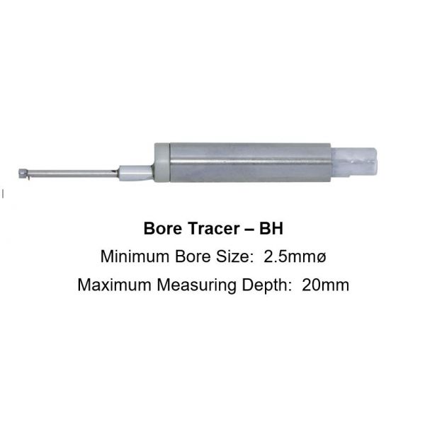 Diavite BH-00/00/60/2 Small Bore Tracer with 2µm Radius Diamond Stylus Maximum Depth 20mm Minimum Bore Diameter 2.5mm