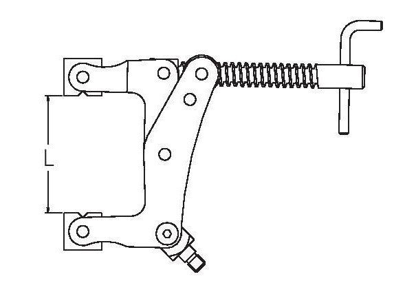 NOGA MG1003 Holding Clamp for Articulating Arm Type, 8mm Hole Diameter Indicator Holder Clamp