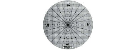 Mitutoyo 999399 Protractor Chart Size : 10" No. : 999399