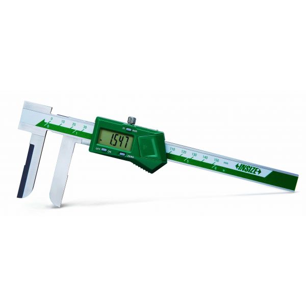 Insize 1123-150 ELECTRONIC INSIDE KNIFE-EDGE CALIPER, .6-6"/15-150mm Resolution .01mm/.0005"