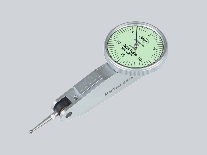 Mahr Test Indicators 4305950, Graduation: .0005", Model: 801S, Range: .030", Face diameter 1.1'', Force 0.15N