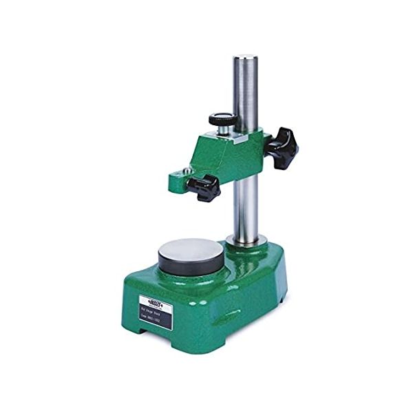 Insize 6862-1002 Dial Gauge Stand Capacity: 100mm Fine Adjustment:1mm Step 8mm & 9.53mm with a flat anvil.