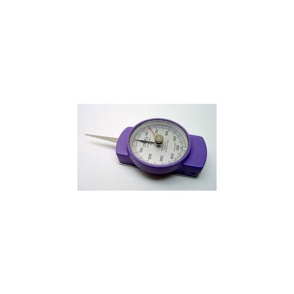 Correx 1001675 Correx Gauge Description : Correx tension gauge Range : 2-15 grams Graduation : 1/2 grams Dial face : 1-1/2" Feller Length : 1-1/4" Feller type : Round Code number : 1001675