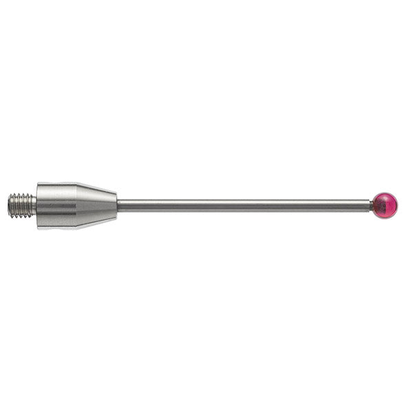 M4 Ø3 mm ruby ball, tungsten carbide stem, L 50 mm, EWL 38.5 mm A-5003-3680