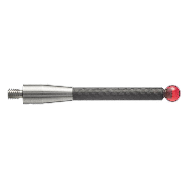 M4 Ø6 mm ruby ball, carbon fibre stem, L 50 mm, EWL 38.5 mm A-5003-1436