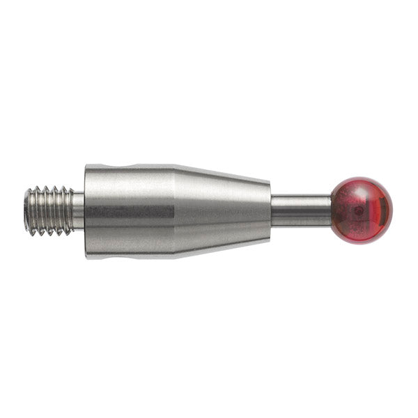 M4 Ø6 mm ruby ball, tungsten carbide stem, L 20 mm, EWL 10.7 mm A-5003-4796