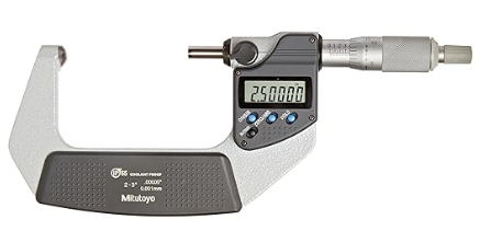 Digital Tube Micrometer, Spherical Anvil Inch/Metric,50-75mm/ 2-3", IP65 395-353-30