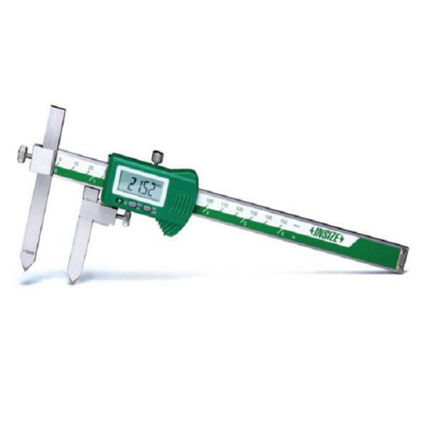 1182-150 Digital Centerline Caliper, Range: 0.4 to 6", 10 to 150mm, Resolution: 0.0005", 0.01mm, Battery: SR44, LCD Display