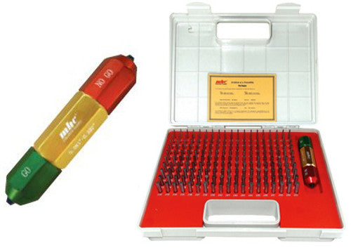 MHC 616-8210 Pin Sets Class ZZ Pin Sets M1-Plus Range : .061"-250" Class : ZZ Tolerance : +.0002" Number of pins : 190 With Handle