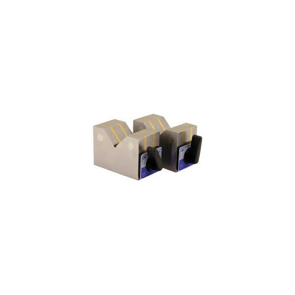 MHC Magnetic Vee Blocks 625-2520 KMV-80B, Max.Holding Dia 80mm, Mag. Power 20kg/44lbs