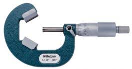 Mitutoyo 3 Flute V-Anvil Micrometer 1-1.6" 114-113