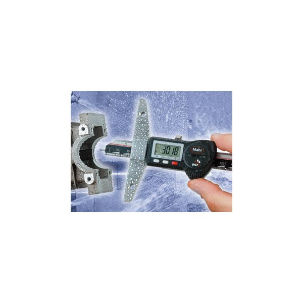 Mahr 4126600 Digital Depth Gauge IP 67 Model: 30EW Range: 0-150mm/0-6" Resolution: .01mm/.0005" Base Length: 100mm Waterproof: IP67