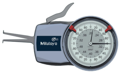 Mitutoyo Metric Internal Dial Caliper Gauge .2-.6" x .0002" 209-351