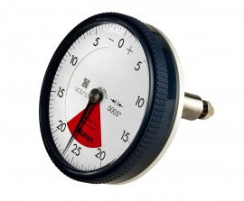 Dial Gauge, ANSI/AGD Type Back Plunger Design, One Revolution, Shockproof, 0,04", 0,0005" 2961A