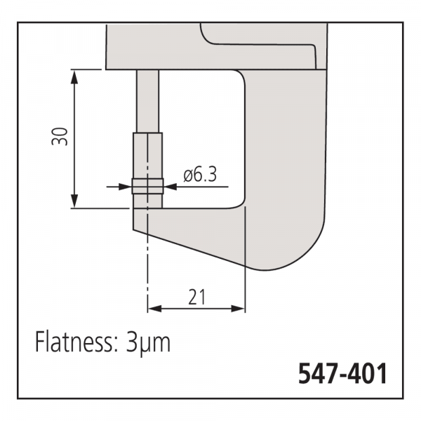 Digital Thickness Gauge, High Accuracy 0-12mm, 0,0005mm 547-401