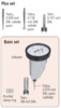 Dial Test Indicator, Horiz. 20° Face 0.06", 0.0005", 4/9.52mm Stem 513-442-10A