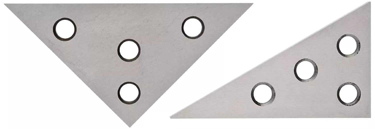 MHC 418-4800 Solid angle Plate 3 x 3x 5/16” Angles 45°/45°v/90°