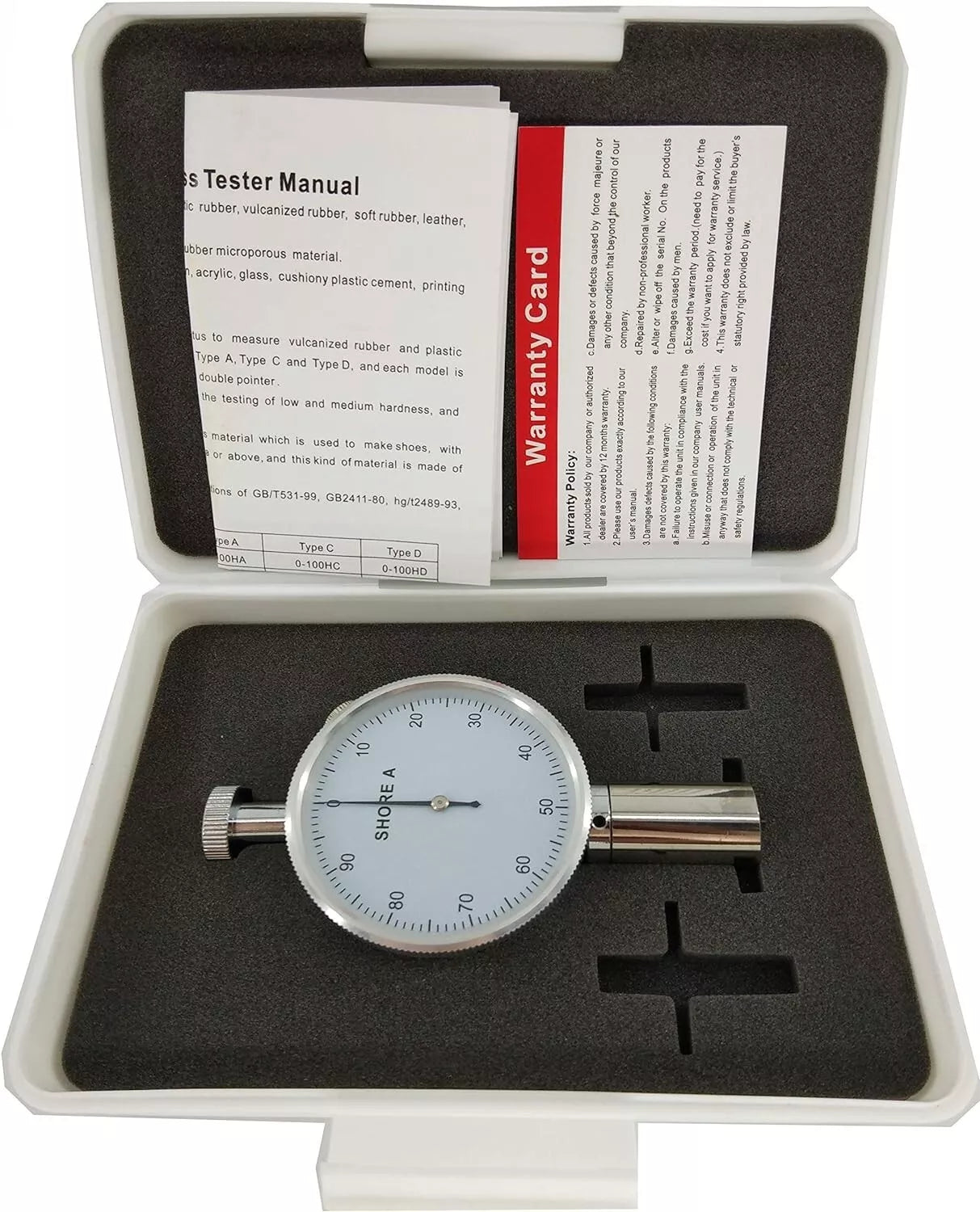 MHC 639-2071 Dial portable Durometer Shore A 20-90 HA