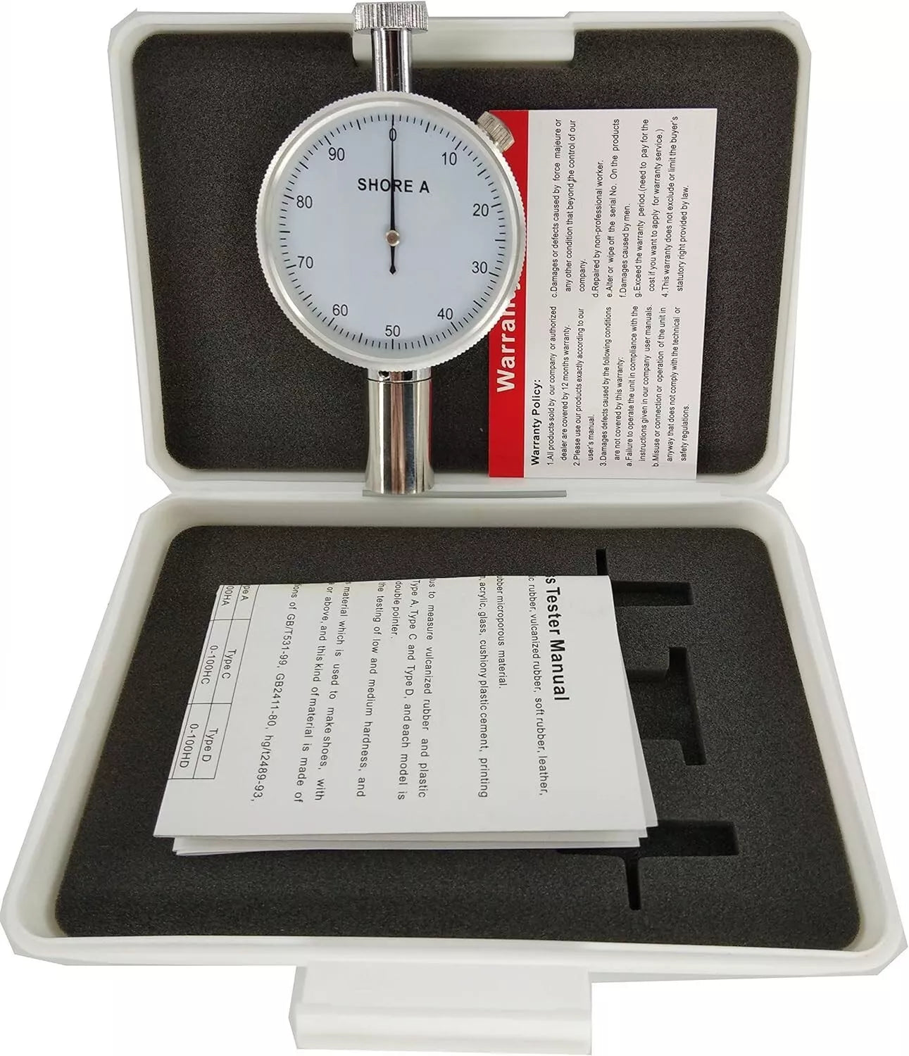 MHC 639-2071 Dial portable Durometer Shore A 20-90 HA