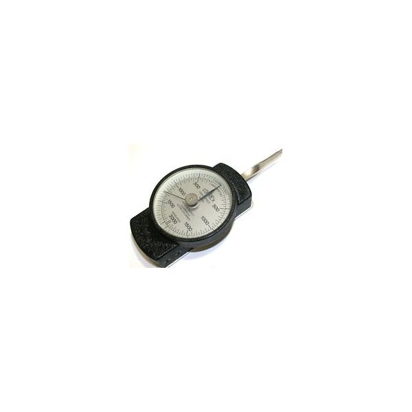 Correx 1001697 Correx Gauge Description : Correx tension gauge Range : 100-1000 grams Graduation : 20 grams Dial face : 2-1/2" Feller length : 1-3/4" Feller type : Flat Code number : 1001697