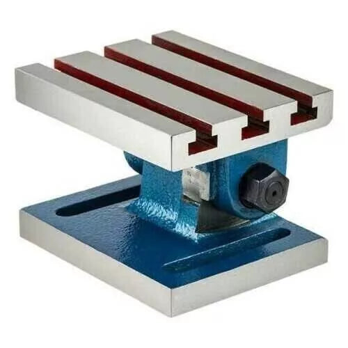 MHC 200-1305 Swivel Angle Plates Size : 5 x 6" , Height 4-1/2", T-Slot 3/8", Graduated for 90 deg tilt