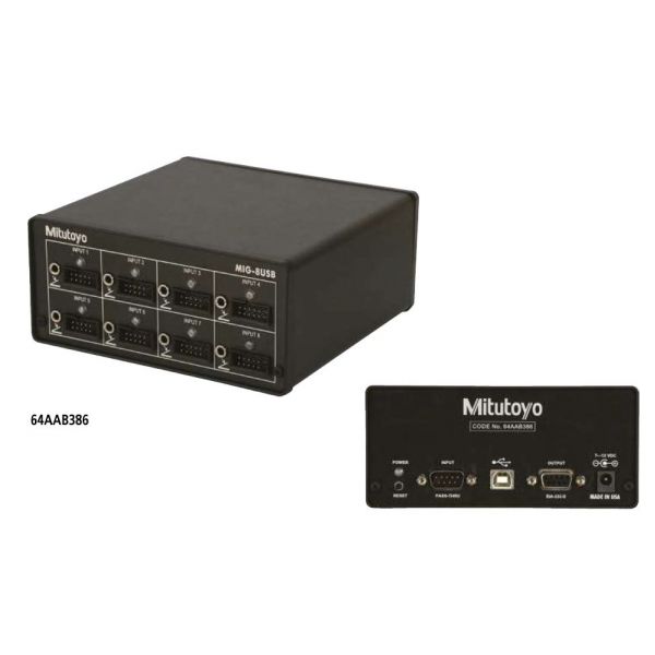 Mitutoyo 64AAB386 Digimatic MIG-8USB Multiplexer Digimatic USB/RS232 Interface Unit