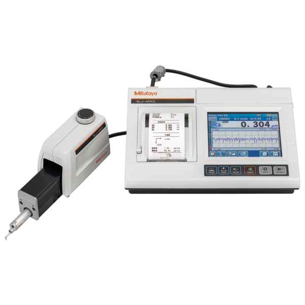 Mitutoyo 178-583-11E Surftest SJ-412 Surface Roughness Tester, 2"/50mm X-Axis Travel, 0.75 mN Detector, 2 Micron Stylus Tip Radius