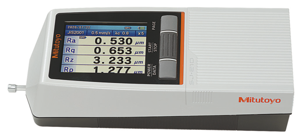 Mitutoyo 178-561-11E Surftest SJ-210 Surface Roughness Tester [inch/mm] “R2µm; .75mN” Range 16mm